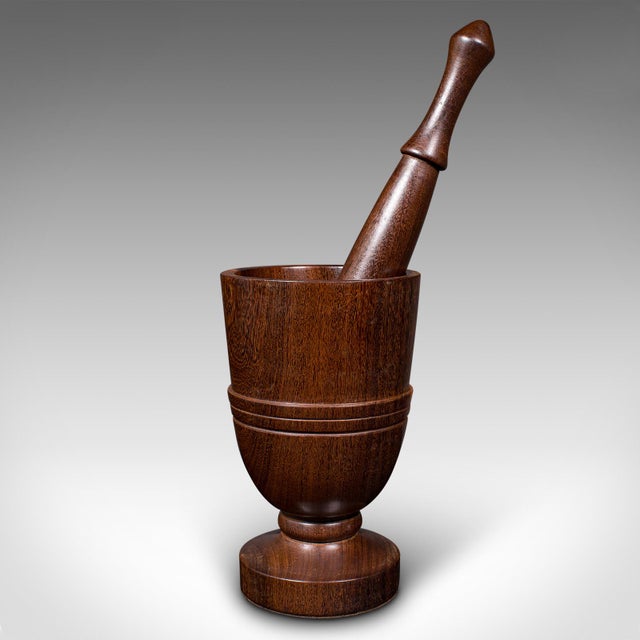 1900's Antique Mortar and Pestle For Sale - Image 6 of 9