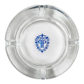 Vintage the Plaza Hotel Nyc Glass Ashtray Catchall Dish For Sale