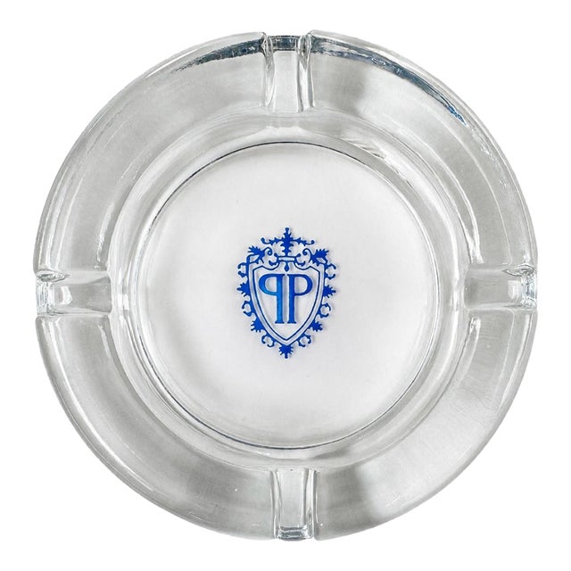 Vintage the Plaza Hotel Nyc Glass Ashtray Catchall Dish For Sale