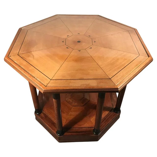 Wood Art Deco Center Table, Germany, 1910s For Sale - Image 7 of 7