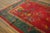 1920s 1920s Red Floral Vase Antique Chinese Art Deco Carpet 9' X 11' 8'' Handknotted Wool Rug For Sale - Image 5 of 9