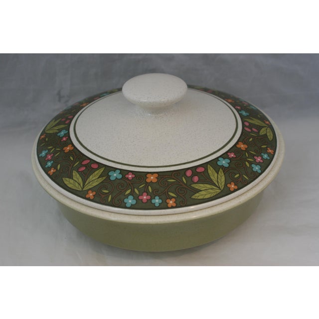 Vintage 1960s Franciscan Pottery Fashion Manor Montego Ironstone Covered Casserole For Sale In West Palm - Image 6 of 7