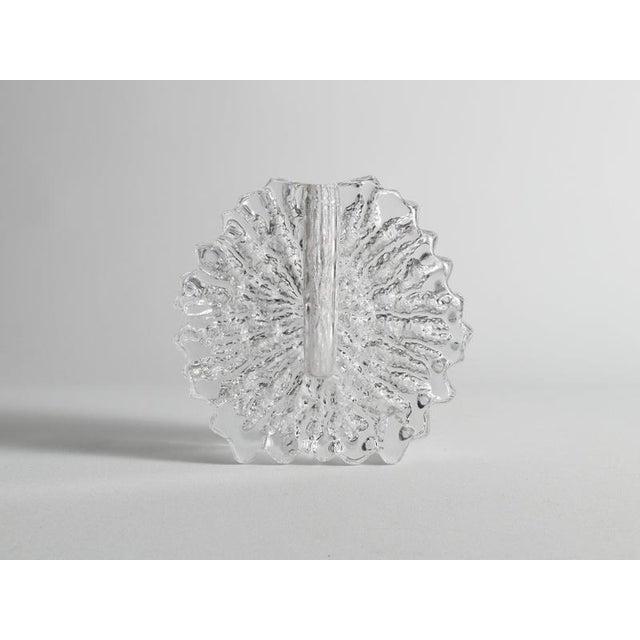 Nautilus Art Glass Vase and Candlesticks by Willy Johansson, Norway, 1960s, Set of 3 For Sale - Image 4 of 18
