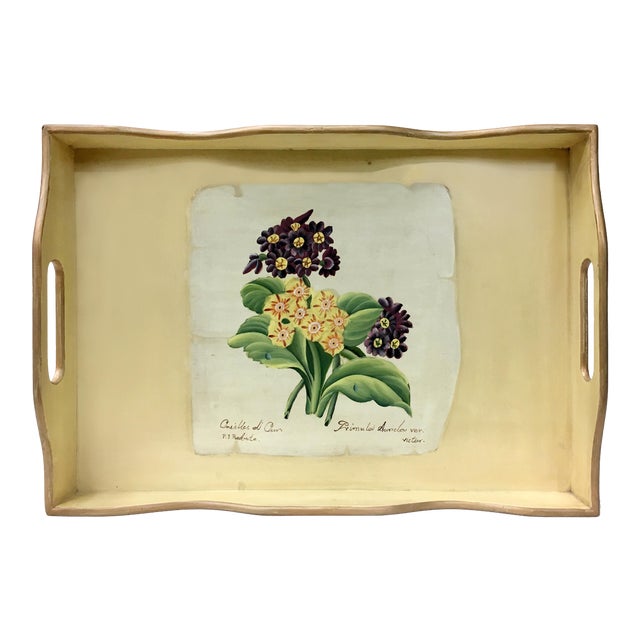 Vintage Rectangular Wooden Tray Chairish