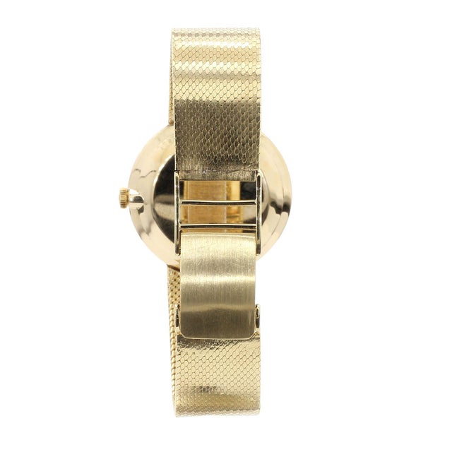 Vacheron Constantin LeCoultre Galaxy Mystery Dial 1950s Diamond and Gold Watch For Sale - Image 9 of 13