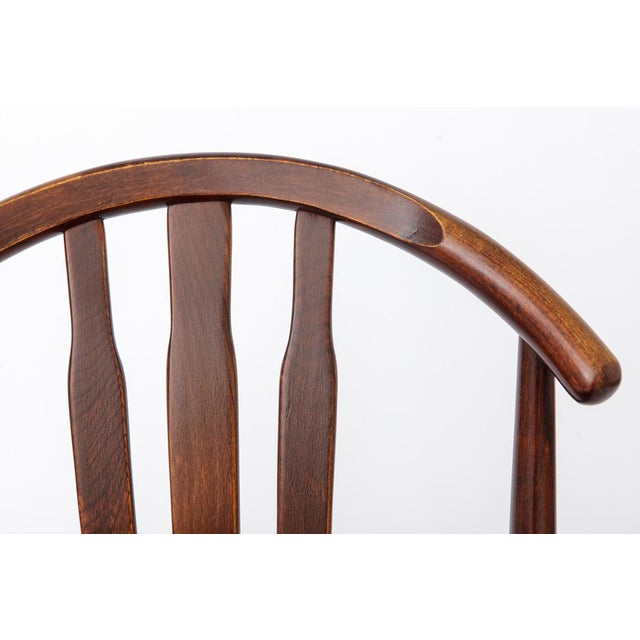 1960s Vintage Swedish Dining Chairs in Beech Wood by Carl-Ewert Ekström, 1960s, Set of 2 For Sale - Image 5 of 11