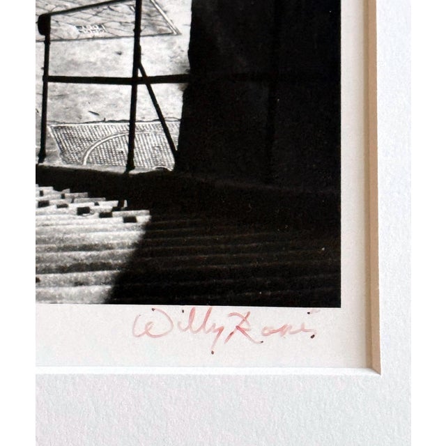 Wood Framed Photograph Avenue Simon Bolivar Paris by Willy Ronis For Sale - Image 7 of 10