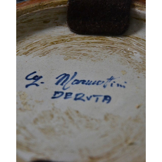 Ceramic Italian Majolica Albarelo by Fernando Calzolari, 1980s For Sale - Image 7 of 8