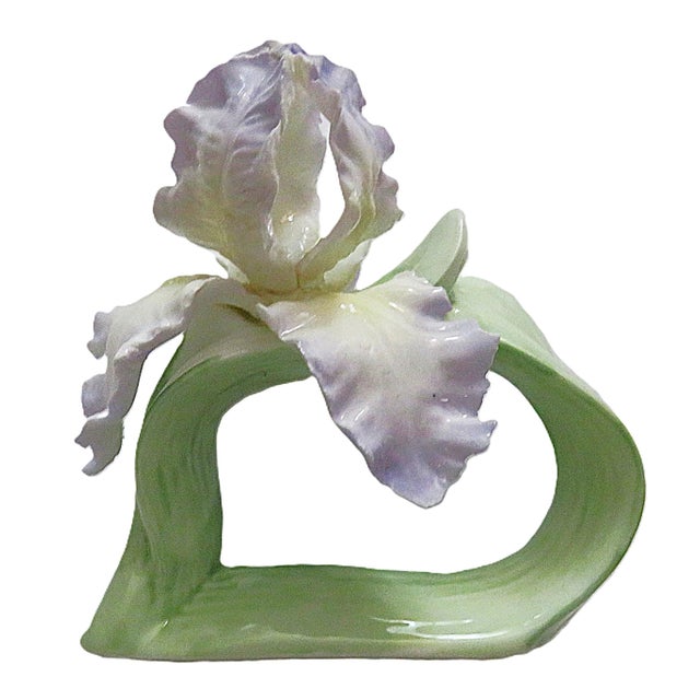 FREE SHIPPING ANYWHERE IN THE CONTINENTAL US! This is a set of 6 fine bone china orchid napkin rings. Soft delicate colors...