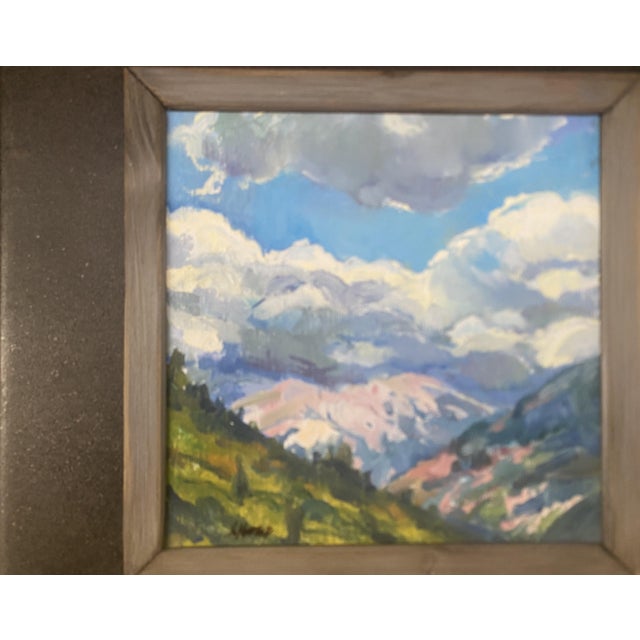 "The Storm Has Arrived" ~Original Oil Painting. Lorie Batson. Captures the Intense Scene and Feel as the Storm Arrives. For Sale - Image 6 of 10