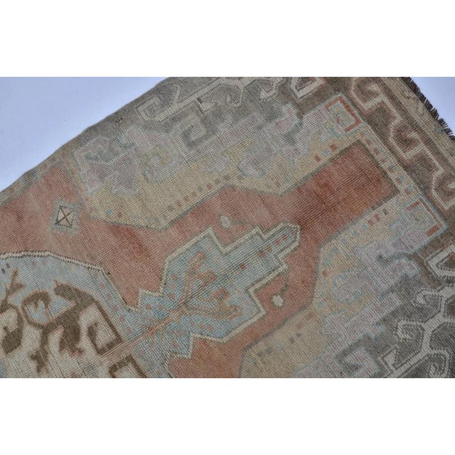 Bohemian Turkish Runner Rug, 1960s, in Flawless conditions. Designed 1960 to 1969