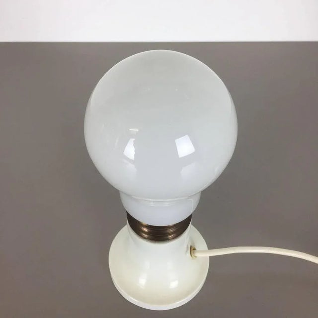 Gold Small Italian Modernist Glass Bulb Table Lamp, Italy, 1970s For Sale - Image 8 of 10