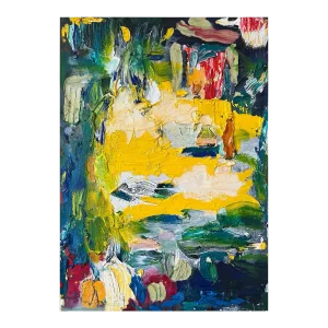 Contemporary Abstract Oil on Canvas Painting "Untitled 22033" by Martin Reyna