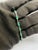 Green Elegant 18k Gold Emerald 3.22ct & Diamond 0.39ct Bracelet, New For Sale - Image 8 of 10