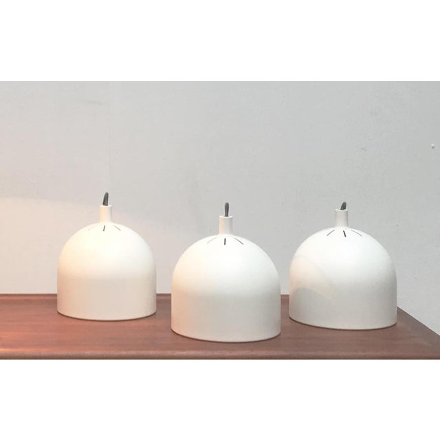 Mid-Century German Space Age White Pendant Lamp from Staff Leuchten For Sale - Image 4 of 12