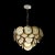This refined modernist chandelier was realized in Murano, Italy- the island off the coast of Venice renowned for centuries...