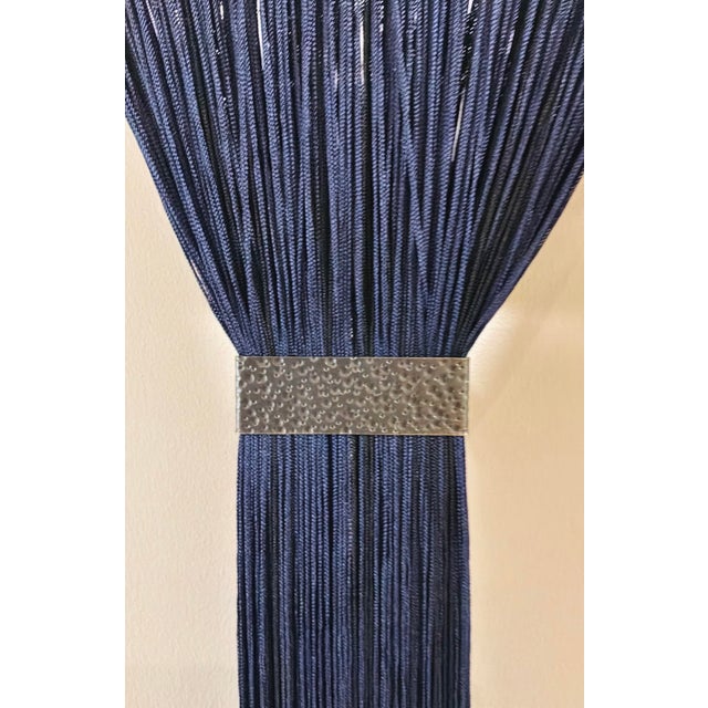 2020s Arteriors Modern Black Silk Strings Jenessa Sconces Pair For Sale - Image 5 of 6