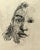 David Adickes Double Sided Early Modern Black & White Figurative Pencil Drawing Study of Doris, Mid 20th Century For Sale - Image 10 of 11