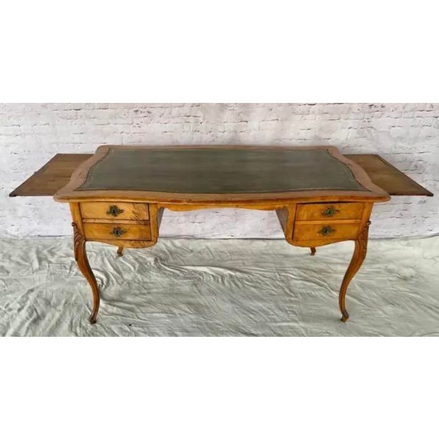 Louis XV Fruitwood Bureau Plat - Writing Desk For Sale - Image 14 of 16