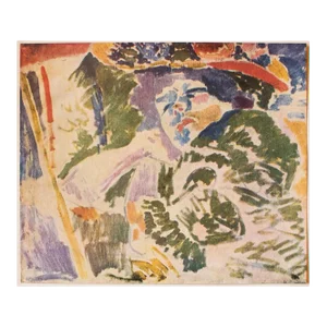 1948 After André Derain "The Woman at the Transatlantique", Second Edition Offset Lithograph