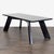 2000 - 2009 Modern 7-Piece Dark Wood Dining Set With Geometric Table and Chairs For Sale - Image 5 of 12