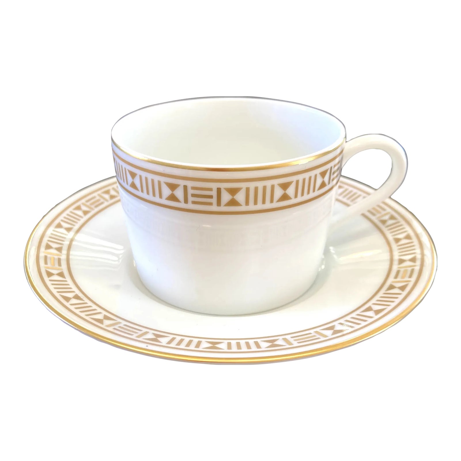 Hermes Cup and Saucer Set in Pattern 