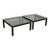Crate & Barrel Parsons Side Tables, Pair For Sale