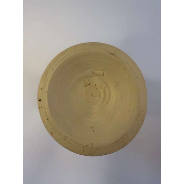 Set of 2 Studio Pottery Goblets For Sale - Image 12 of 13