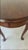 Late 20th Century Drexel Heritage Traditional Cherry Oval Accent Side Table With Queen Anne Legs For Sale - Image 9 of 12