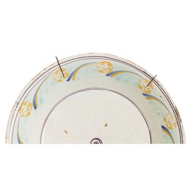 Deep Earthenware Plate from Ratinho, 1800s For Sale - Image 5 of 8