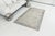 Greige Mid 20th Century Gray Oushak Home Living Rug For Sale - Image 8 of 10