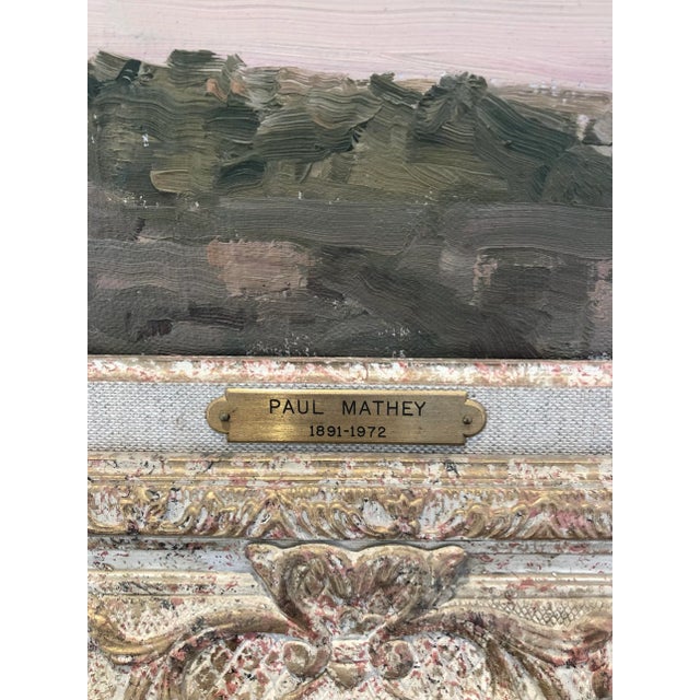 Paul Mathey, Geneva Countryside, 1925, Oil on Canvas, Framed For Sale - Image 12 of 13