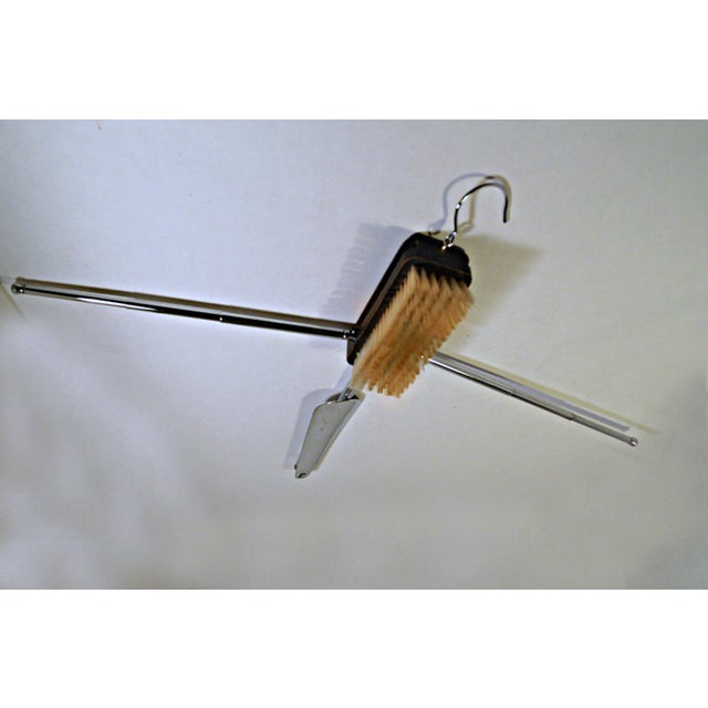 Swank Inc. Vintage Swank Shoe Horn, Brush, Hanger Combo - Telescopic, Travel - 1970s For Sale - Image 4 of 8