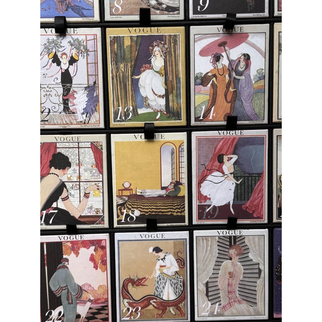 2023 Vogue Art Deco Revival Advent Calendar Box For Sale - Image 10 of 18