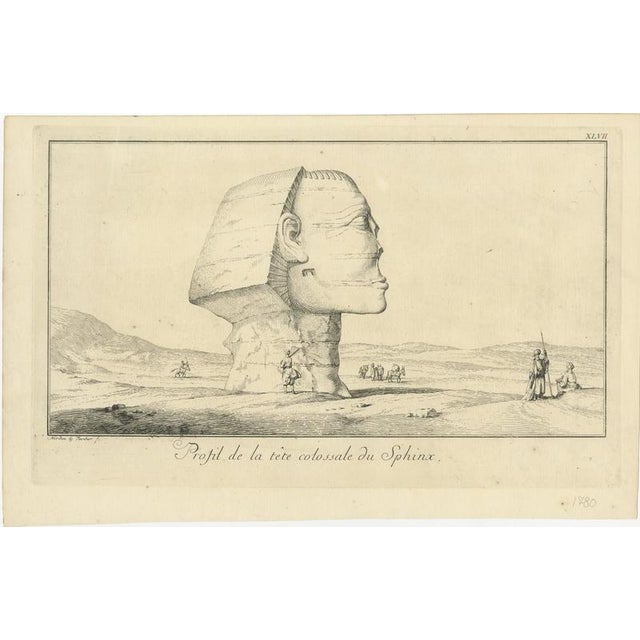 Norden & Tuscher, Sphinx of Giza, 1755, Paper For Sale - Image 9 of 9