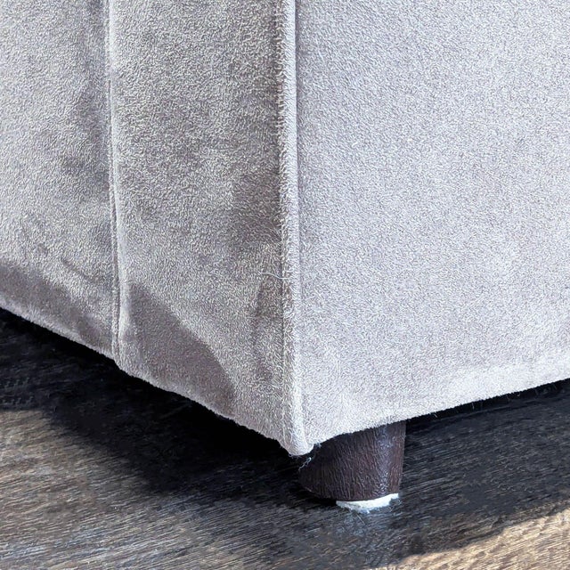 Textile Room & Board 3-Seat Sofa With Track Arms For Sale - Image 7 of 8