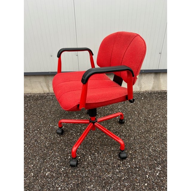 Postmodern Swivel Desk Chair from Steelcase, 1980s For Sale - Image 3 of 8