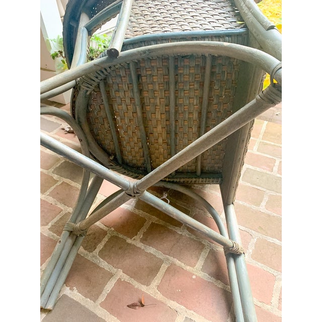 Antique Wicker and Rattan Possibly Victorian Chairs- Pair For Sale - Image 4 of 17