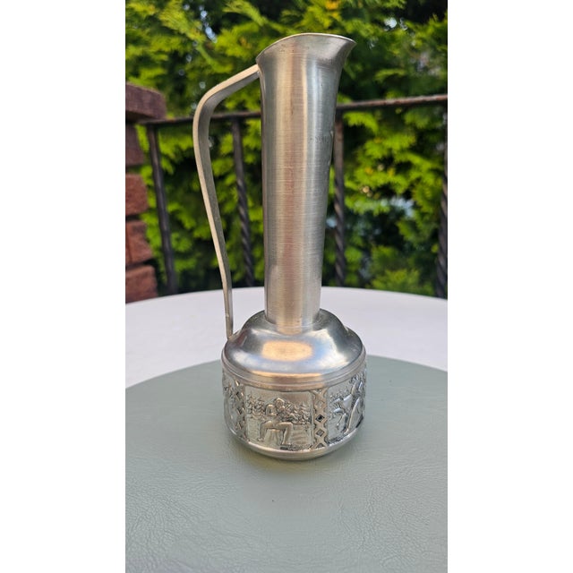 Silver Pewter Vase from ITB Norway, 1970s For Sale - Image 8 of 8