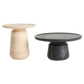 Marble Altana Side Tables by Ivan Colominas, Set of 2 For Sale
