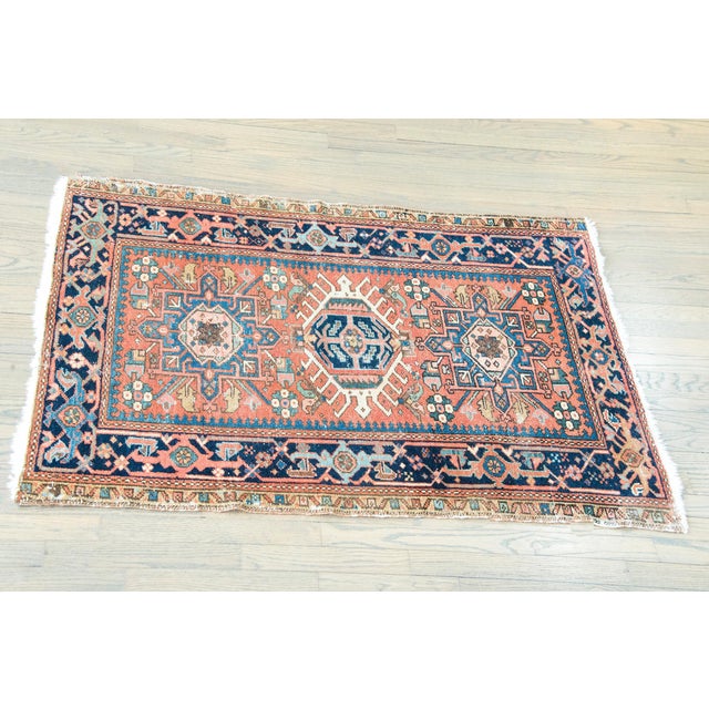 Early 20th Century Persian Heriz Rug For Sale - Image 16 of 16