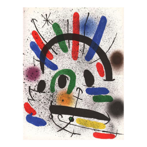 Joan Miro Original Lithograph V1-2 Mourlot 1970