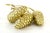 Gold Pinecone Ornaments - Set of 3 For Sale - Image 4 of 5