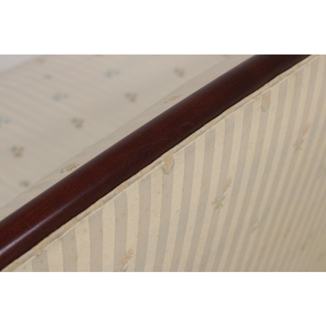 Laine Sheraton Style Mahogany Settee Loveseat For Sale - Image 14 of 18