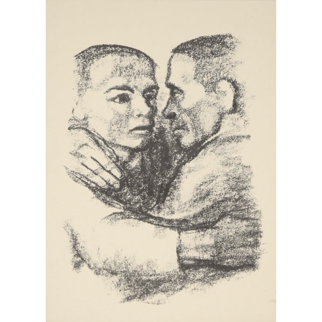 Figurative "Brotherhood" Lithograph by Käthe Kollwitz For Sale - Image 3 of 5