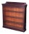 English Open Bookcase of Mahogany For Sale
