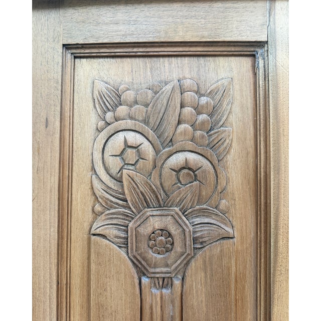Art Deco Three-Door Wardrobe, 1930s For Sale - Image 10 of 13