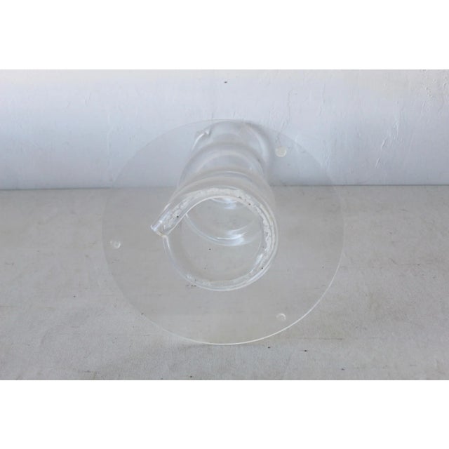 Transparent Dorothy Thorpe Style Twisted Lucite Acrylic Umbrella Walking Stick Stand For Sale - Image 8 of 8