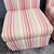 Coastal Vintage Coastal Regency Flared Skirted Lounge Chairs - A Pair For Sale - Image 3 of 4