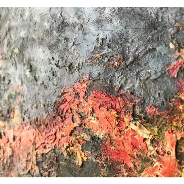 Intense Mid Century Modern Oil Painting For Sale - Image 10 of 12